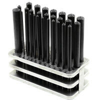 Transfer Punch 28pcs Set 3/32"-1/2" + 17/32"